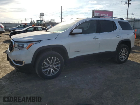 2018 GMC Acadia SLE with VIN 1GKKNSLAXJZ153531, listed as a Copart auction lot 82552974 with 126,986 mi miles and Salvage Title. Bid and sale history available at DreamBid. Image 1.