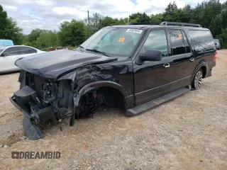 2017 Ford Expedition Max XLT with VIN 1FMJK1HT0HEA05860, listed as a Copart auction lot 58889665 with 236,009 mi miles and Salvage title. Bid and sale history available at DreamBid. Image 1.