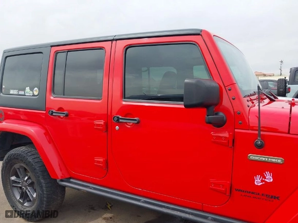 2018 Jeep Wrangler JK Unlimited Sport S with VIN 1C4BJWDG5JL862050, listed as a IAAI auction lot 41905075 with NaN miles. Bid and sale history available at carsss.com. Image 13.