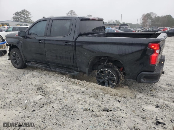 2022 Chevrolet Silverado 1500 LTD RST with VIN 3GCUYEED2NG185206, listed as a Copart auction lot 44762675 with 60,452 mi miles and Salvage Title. Bid and sale history available at carsss.com. Image 2.