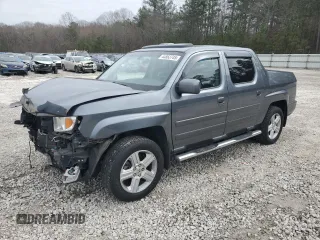 2010 Honda Ridgeline RTL with VIN 5FPYK1F50AB006171, listed as a Copart auction lot 44863745 with 107,980 mi miles and Salvage Title. Bid and sale history available at carsss.com. Image 1.