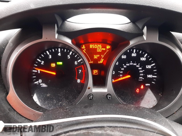 2015 Nissan Juke S with VIN JN8AF5MV9FT559032, listed as a Copart auction lot 41798855 with 85,026 mi miles and Salvage Title. Bid and sale history available at carsss.com. Image 9.