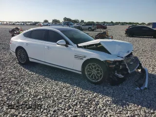 2024 Genesis G80 2.5T z VIN KMTGB4SC9RU221773, wystawiony jako Copart lot #57765545 z przebiegiem 7 081 mil mil oraz Nie do naprawy • Non repairable. Historia ofert i sprzedaży dostępna na DreamBid. Obrazek 4.