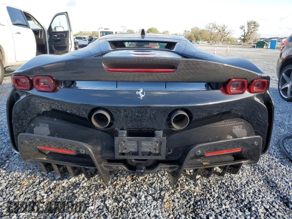 2022 Ferrari SF90 with VIN ZFF95NLA6N0276511, listed as a Copart auction lot 45742815 with Not provided miles and Salvage title. Bid and sale history available at DreamBid. Image 6.