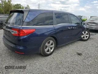 2020 Honda Odyssey EX with VIN 5FNRL6H53LB004874, listed as a Copart auction lot 49127995 with 82,037 mi miles and Salvage Title. Bid and sale history available at DreamBid. Image 3.