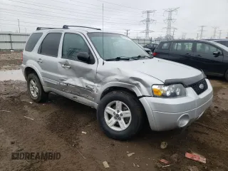 2006 Ford Escape Hybrid with VIN 1FMCU95H86KA52599, listed as a Copart auction lot 81271374 with 188,355 mi miles and Salvage title. Bid and sale history available at DreamBid. Image 4.
