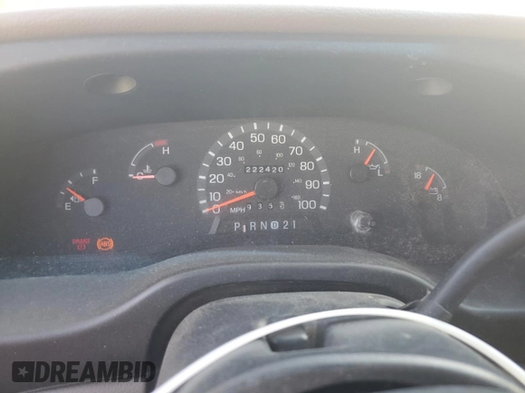 1999 Ford Econoline Cargo with VIN 1FDRE14W1XHB36383, listed as a Copart auction lot 77230084 with 222,420 mi miles and Salvage Title. Bid and sale history available at carsss.com. Image 9.