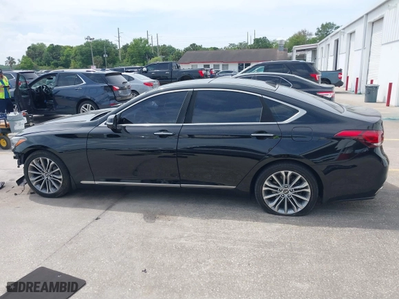 2016 Hyundai Genesis 3.8L with VIN KMHGN4JE6GU106694, listed as a IAAI auction lot 41865148 with 161,659 mi miles. Bid and sale history available at carsss.com. Image 14.