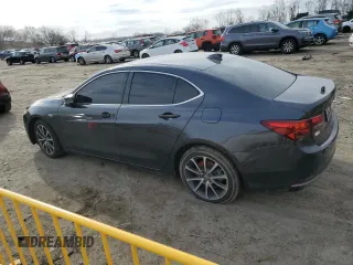 2016 Acura TLX V6 with VIN 19UUB2F3XGA011795, listed as a Copart auction lot 44322505 with 0 mi miles and Salvage Title. Bid and sale history available at carsss.com. Image 2.