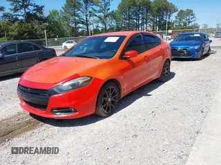 2015 Dodge Dart SXT with VIN 1C3CDFBB0FD310819, listed as a IAAI auction lot 41876558 with 138,502 mi miles. Bid and sale history available at carsss.com. Image 2.