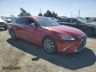 2019 Lexus ES with VIN JTHBZ1B18K2004510, listed as a Copart auction lot 52019105 with 97,090 mi miles and Salvage Title. Bid and sale history available at carsss.com. Image 4.