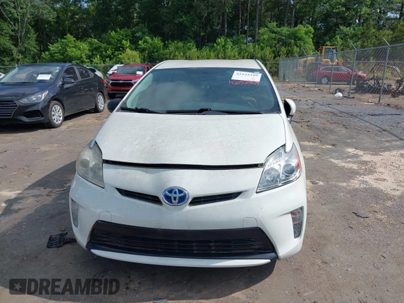 2012 Toyota Prius One with VIN JTDKN3DU4C1600897, listed as a IAAI auction lot 42152349 with 185,611 mi miles. Bid and sale history available at carsss.com. Image 12.