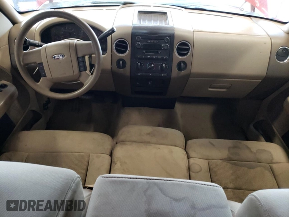 2005 Ford F-150 XLT with VIN 1FTPX14585NB68338, listed as a Copart auction lot 65170485 with Not provided miles and Clean title. Bid and sale history available at DreamBid. Image 8.