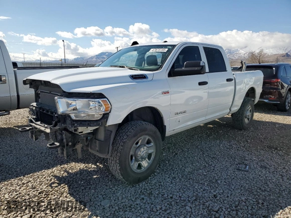 2022 Ram 2500 Tradesman with VIN 3C6UR5CJ1NG111126, listed as a Copart auction lot 47873705 with 64,496 mi miles and Salvage Title. Bid and sale history available at carsss.com. Image 1.