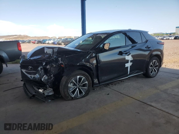 2023 Lexus RZ with VIN JTJAAAAB0PA015963, listed as a Copart auction lot 64261624 with 14,913 mi miles and Salvage Title. Bid and sale history available at carsss.com. Image 1.