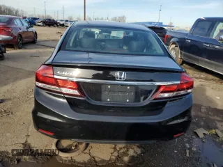 2015 Honda Civic Sedan EX-L with VIN 19XFB2F98FE027873, listed as a Copart auction lot 51871725 with 131,668 mi miles and Salvage Title. Bid and sale history available at carsss.com. Image 6.