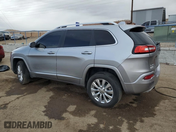 2017 Jeep Cherokee Overland z VIN 1C4PJMJS4HW609880, wystawiony jako Copart lot #45598445 z przebiegiem 83 691 mil mil oraz Szkoda całkowita • Salvage title. Historia ofert i sprzedaży dostępna na DreamBid. Obrazek 2.