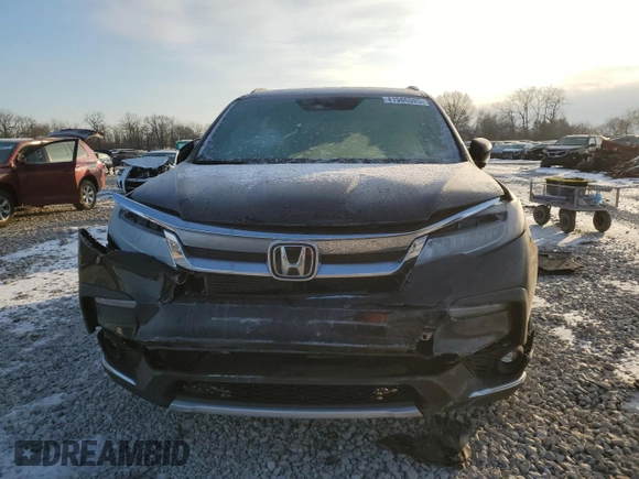 2022 Honda Pilot Touring 7-Passenger with VIN 5FNYF6H60NB100721, listed as a Copart auction lot 41966595 with 0 mi miles and Salvage Title. Bid and sale history available at carsss.com. Image 5.