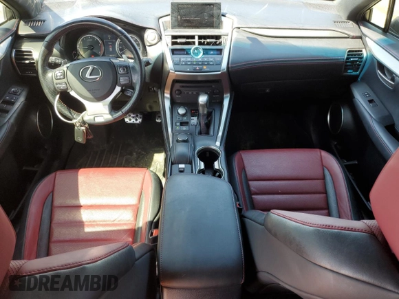 2017 Lexus NX 200t with VIN JTJYARBZ1H2070216, listed as a Copart auction lot 52200465 with 90,668 mi miles and Salvage title. Bid and sale history available at DreamBid. Image 8.