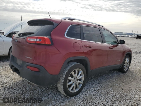 2014 Jeep Cherokee Limited with VIN 1C4PJLDS5EW163904, listed as a Copart auction lot 45061285 with 136,231 mi miles and Clean Title. Bid and sale history available at carsss.com. Image 3.