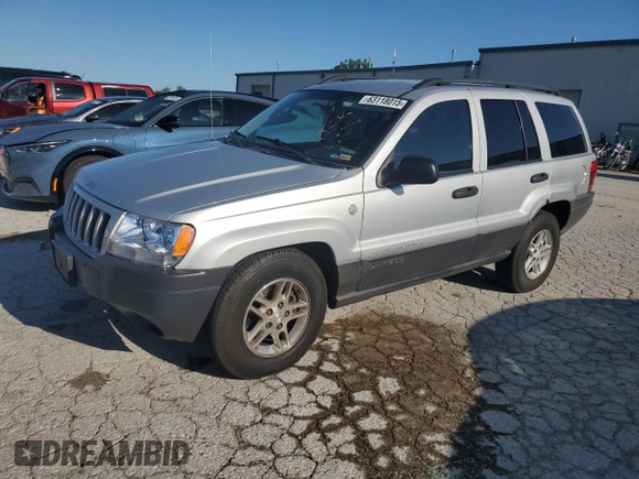 2004 Jeep Grand Cherokee Laredo z VIN 1J4GW48S94C425242, wystawiony jako Copart lot #63118015 z przebiegiem 157 076 mil mil oraz Czysty tytuł • Clean title. Historia ofert i sprzedaży dostępna na DreamBid. Obrazek 1.