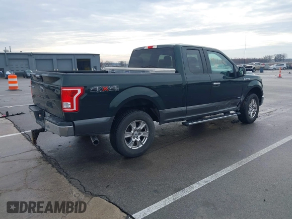 2016 Ford F-150 XLT with VIN 1FTEX1EP8GKF62918, listed as a IAAI auction lot 41472256 with 166,371 mi miles. Bid and sale history available at carsss.com. Image 4.