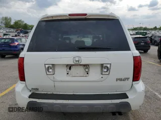 2005 Honda Pilot EX with VIN 5FNYF184X5B038942, listed as a Copart auction lot 50913695 with 225,404 mi miles and Salvage Title. Bid and sale history available at DreamBid. Image 6.