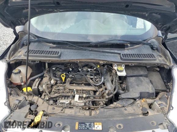 2017 Ford Escape Titanium with VIN 1FMCU0JD5HUB95239, listed as a Copart auction lot 55458405 with 106,193 mi miles and Clean Title. Bid and sale history available at carsss.com. Image 12.
