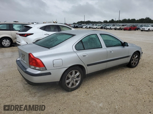 2003 Volvo S60 2.4L with VIN YV1RS61T532243853, listed as a Copart auction lot 73828484 with 0 mi miles and Non Repairable. Bid and sale history available at carsss.com. Image 3.