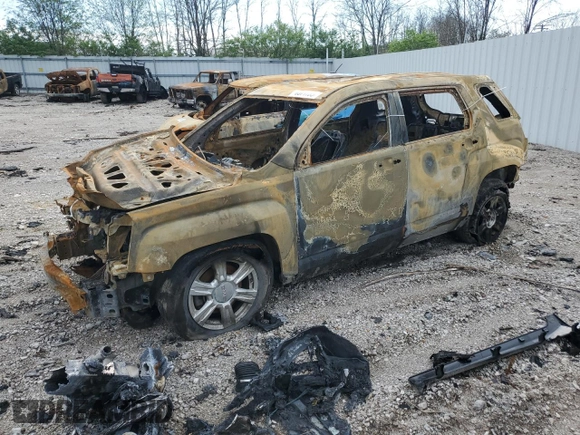 2015 GMC Terrain SLE z VIN 2GKFLVEK8F6336850, wystawiony jako Copart lot #50571735 z przebiegiem Nie podano mil oraz Nie do naprawy • Non repairable. Historia ofert i sprzedaży dostępna na DreamBid. Obrazek 1.