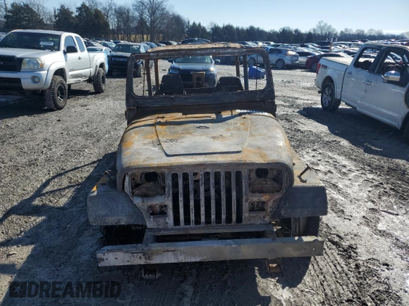 1995 Jeep Wrangler S with VIN 1J4FY19P9SP301556, listed as a Copart auction lot 42497725 with 0 mi miles and Salvage Title. Bid and sale history available at carsss.com. Image 5.