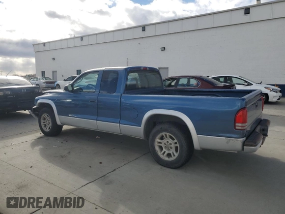 2004 Dodge Dakota SLT with VIN 1D7GL42N14S527972, listed as a Copart auction lot 86841454 with 150,784 mi miles and Salvage title. Bid and sale history available at DreamBid. Image 2.