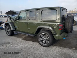 2024 Jeep Wrangler High Altitude z VIN 1C4RJXU68RW152890, wystawiony jako Copart lot #86656484 z przebiegiem 984 mil mil oraz Szkoda całkowita • Salvage title. Historia ofert i sprzedaży dostępna na DreamBid. Obrazek 2.