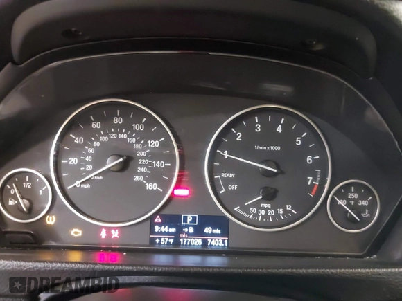 2013 BMW 3 Series 328i xDrive with VIN WBA3B3G53DNR80324, listed as a IAAI auction lot 41490385 with 177,026 mi miles and . Bid and sale history available at carsss.com. Image 7.