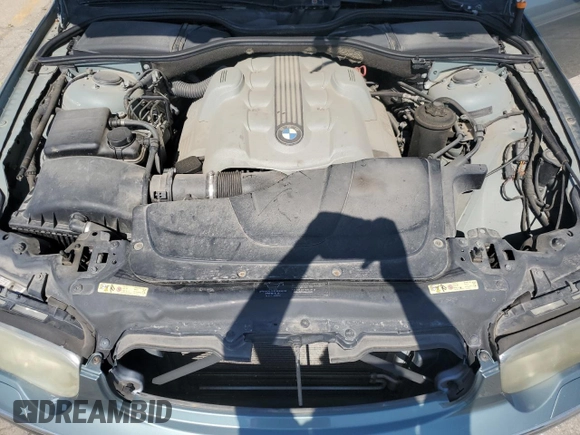 2004 BMW 7 Series 745Li with VIN WBAGN63414DS47413, listed as a Copart auction lot 62835195 with 118,457 mi miles and Clean title. Bid and sale history available at DreamBid. Image 11.