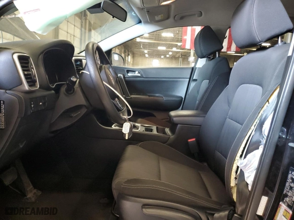 2022 Kia Sportage LX with VIN KNDPMCAC1N7007342, listed as a Copart auction lot 49211125 with 40,727 mi miles and Salvage Title. Bid and sale history available at carsss.com. Image 7.