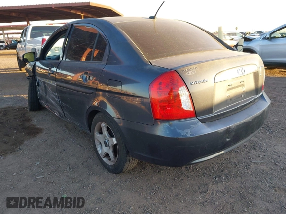2011 Hyundai Accent GLS with VIN KMHCN4AC7BU610676, listed as a IAAI auction lot 42051520 with 165,902 mi miles. Bid and sale history available at carsss.com. Image 3.