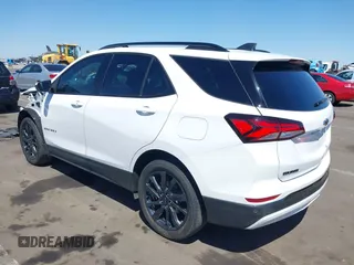 2023 Chevrolet Equinox RS with VIN 3GNAXMEG0PL111407, listed as a IAAI auction lot 41985925 with 34,283 mi miles and . Bid and sale history available at DreamBid. Image 3.