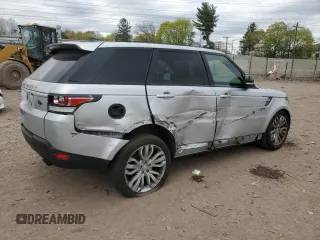 2017 Land Rover Range Rover Sport with VIN SALWR2FE4HA124351, listed as a Copart auction lot 53624455 with Not Provided miles and Salvage Title. Bid and sale history available at DreamBid. Image 3.