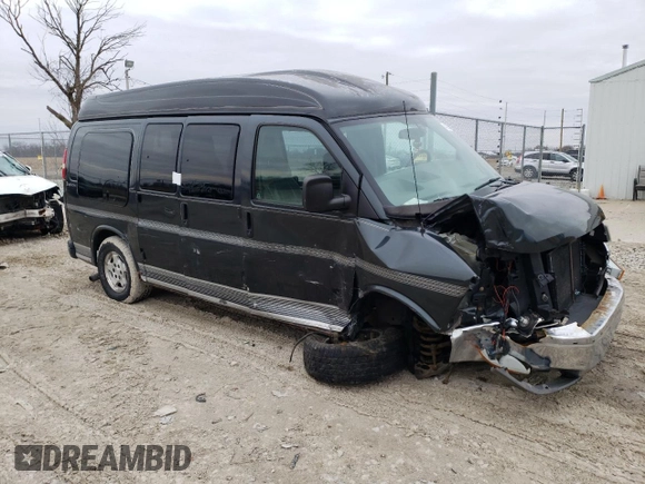 2004 Chevrolet Express Passenger with VIN 1GBFG15T841226225, listed as a Copart auction lot 44023515 with Not provided miles and Non repairable. Bid and sale history available at DreamBid. Image 4.