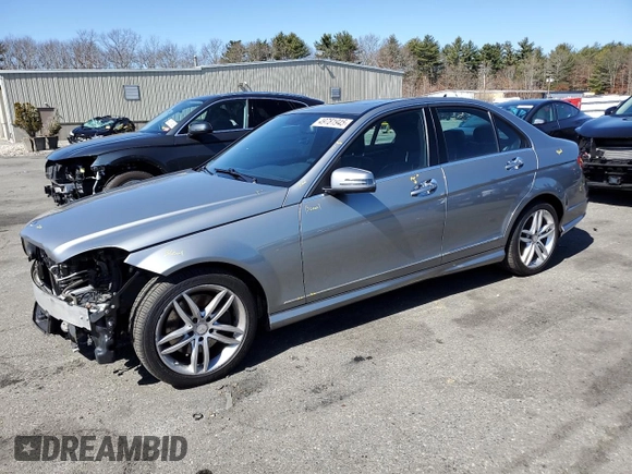 2014 Mercedes-Benz C 300 Sport with VIN WDDGF8AB4EG202033, listed as a Copart auction lot 49781945 with 126,386 mi miles and Salvage Title. Bid and sale history available at DreamBid. Image 1.