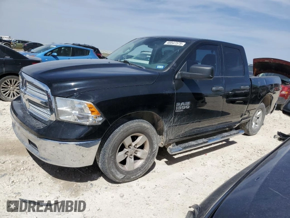 2019 Ram 1500 Classic Express with VIN 1C6RR6FG7KS704926, listed as a Copart auction lot 48547375 with 52,243 mi miles and Salvage Title. Bid and sale history available at carsss.com. Image 1.