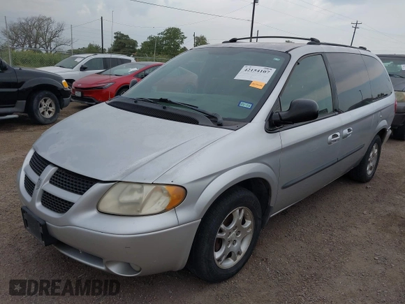 2003 Dodge Caravan Sport with VIN 2D4GP44L13R199188, listed as a IAAI auction lot 42154107 with Not Provided miles and . Bid and sale history available at carsss.com. Image 2.