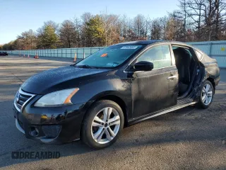 2013 Nissan Sentra S with VIN 3N1AB7APXDL612656, listed as a Copart auction lot 55550195 with 164,008 mi miles and Non Repairable. Bid and sale history available at DreamBid. Image 1.