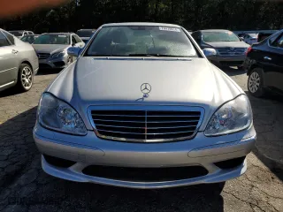 2006 Mercedes-Benz S-Class 5.0L with VIN WDBNG75J06A483468, listed as a Copart auction lot 74418814 with 36,623 mi miles and Salvage Title. Bid and sale history available at carsss.com. Image 5.