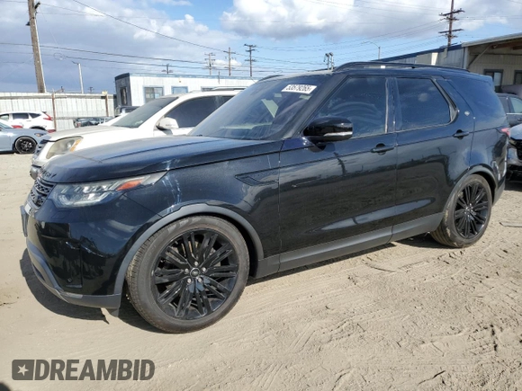 2017 Land Rover Discovery HSE Luxury with VIN SALRHBBK3HA030781, listed as a Copart auction lot 53579265 with 0 mi miles and Clean Title. Bid and sale history available at carsss.com. Image 1.