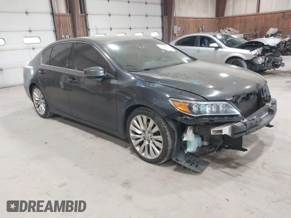 2014 Acura RLX Tech Pkg with VIN JH4KC1F5XEC000262, listed as a IAAI auction lot 42140494 with 193,669 mi miles. Bid and sale history available at carsss.com. Image 1.