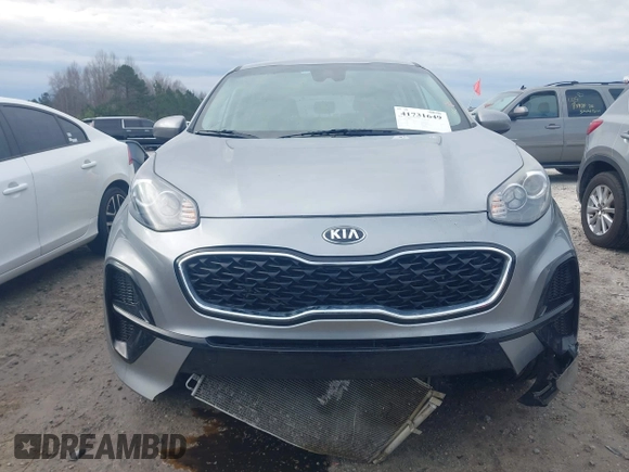 2021 Kia Sportage LX with VIN KNDPM3AC8M7938693, listed as a IAAI auction lot 41731649 with 91,994 mi miles. Bid and sale history available at carsss.com. Image 6.