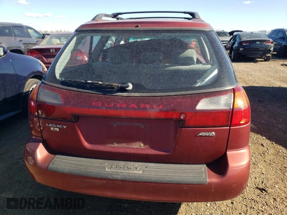 2002 Subaru Legacy L with VIN 4S3BH635X27304636, listed as a Copart auction lot 77674424 with 159,785 mi miles and Salvage title. Bid and sale history available at DreamBid. Image 6.