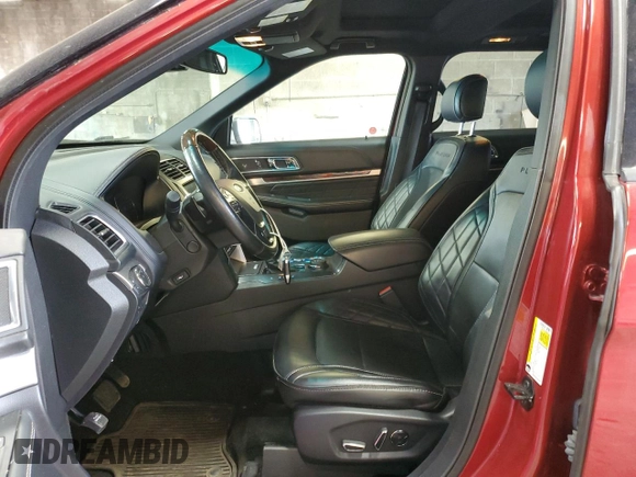 2017 Ford Explorer Platinum with VIN 1FM5K8HTXHGB84262, listed as a Copart auction lot 59266165 with 50,702 mi miles and Salvage title. Bid and sale history available at DreamBid. Image 7.